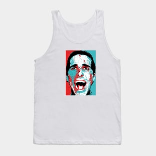 American Psycho Patrick Bateman Scream Tank Top